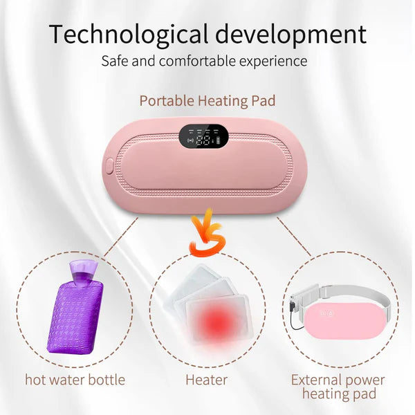 Instant Period Cramp And Pain Relief Heating Pad and Massager